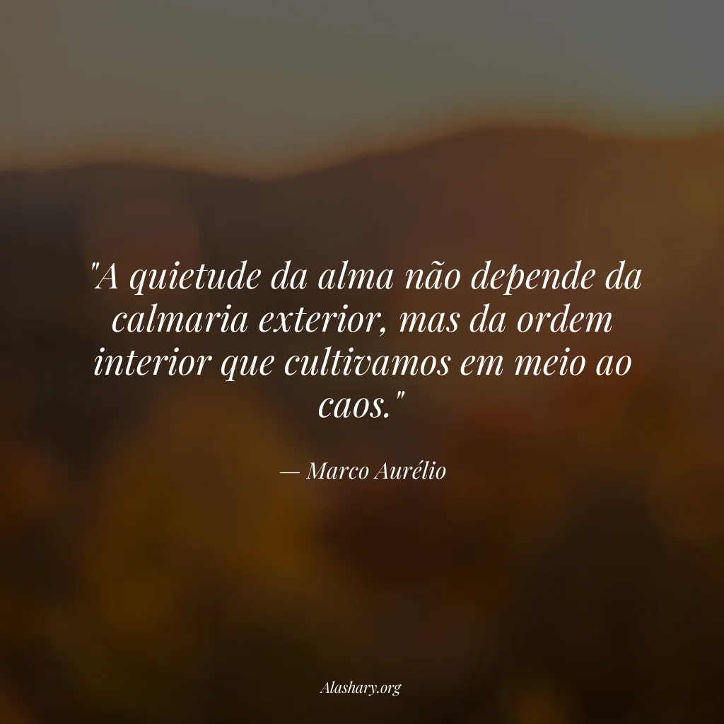 Frase de Marco Aurélio