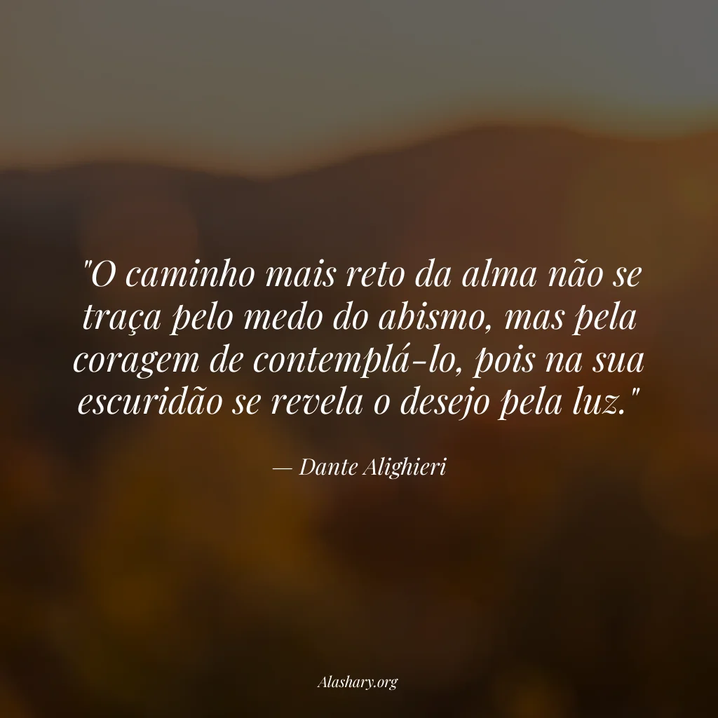 Frase de Dante Alighieri