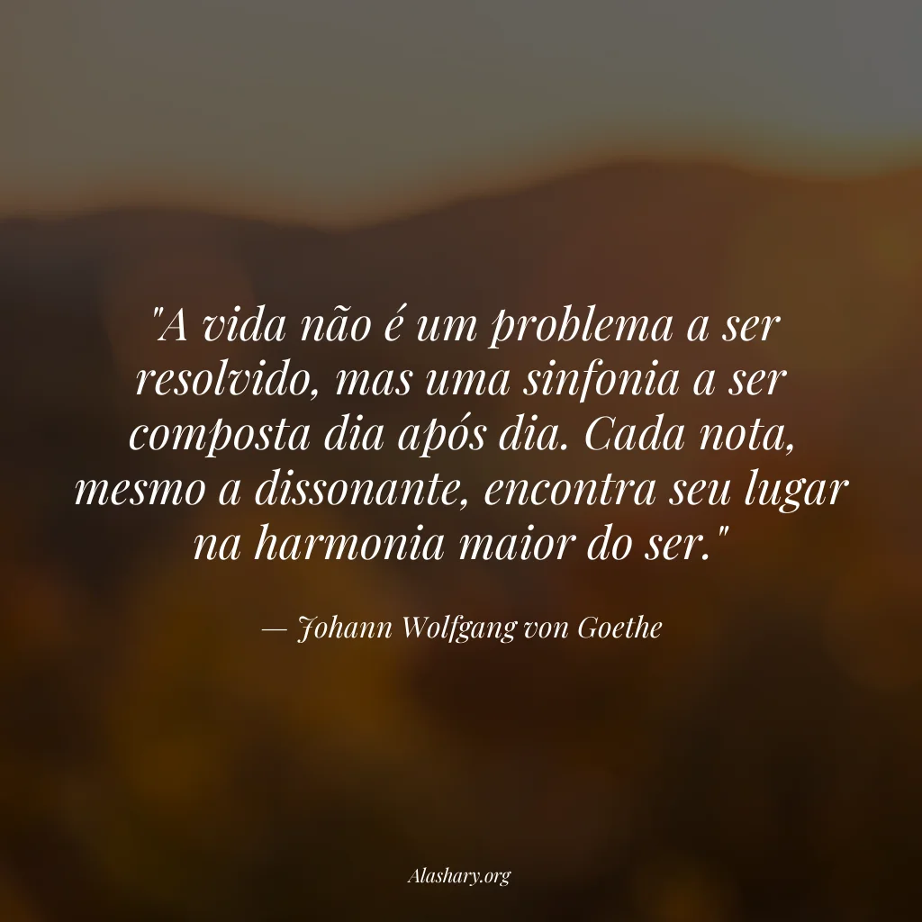 Frase de Johann Wolfgang von Goethe