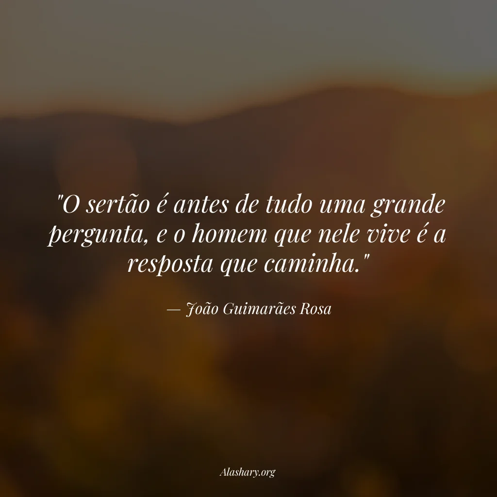 Frase de João Guimarães Rosa