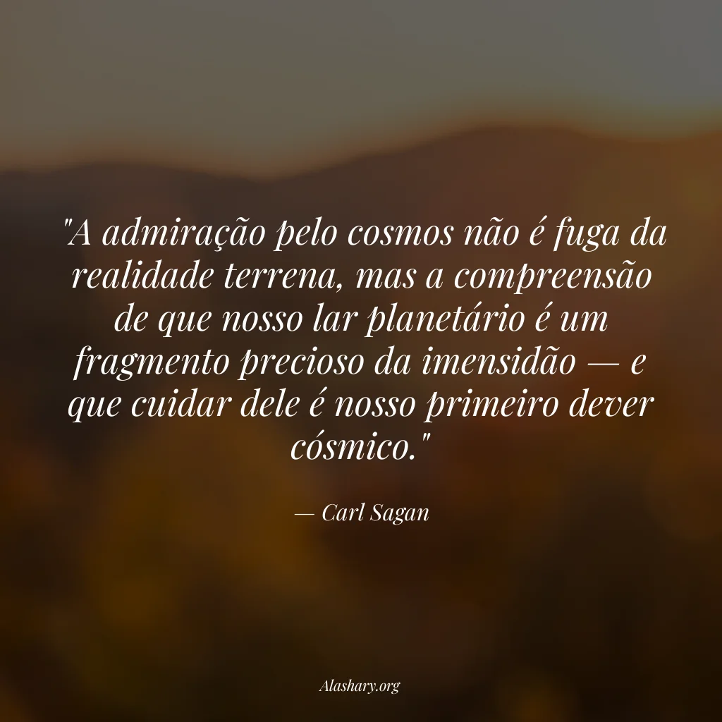 Frase de Carl Sagan