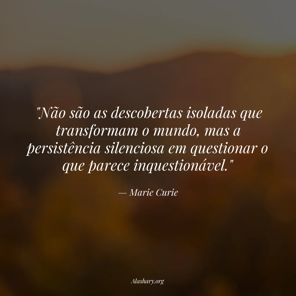Frase de Marie Curie