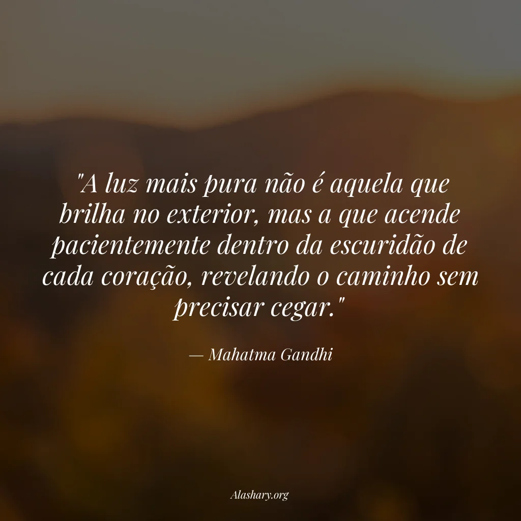 Frase de Mahatma Gandhi