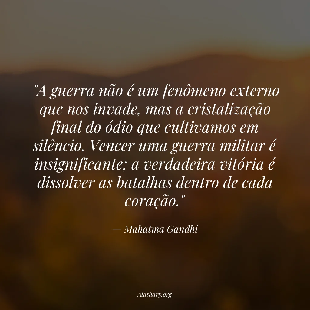 Frase de Mahatma Gandhi