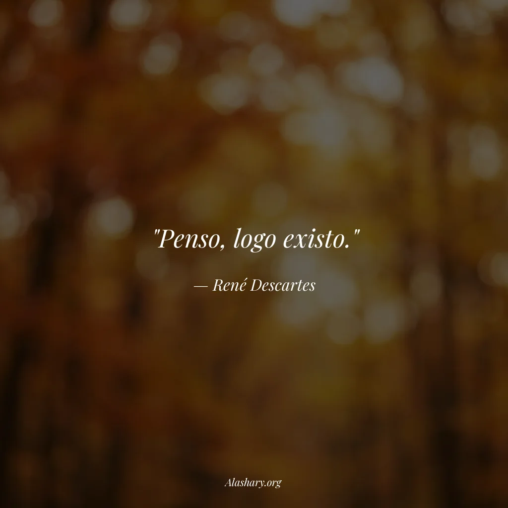 Frase de René Descartes