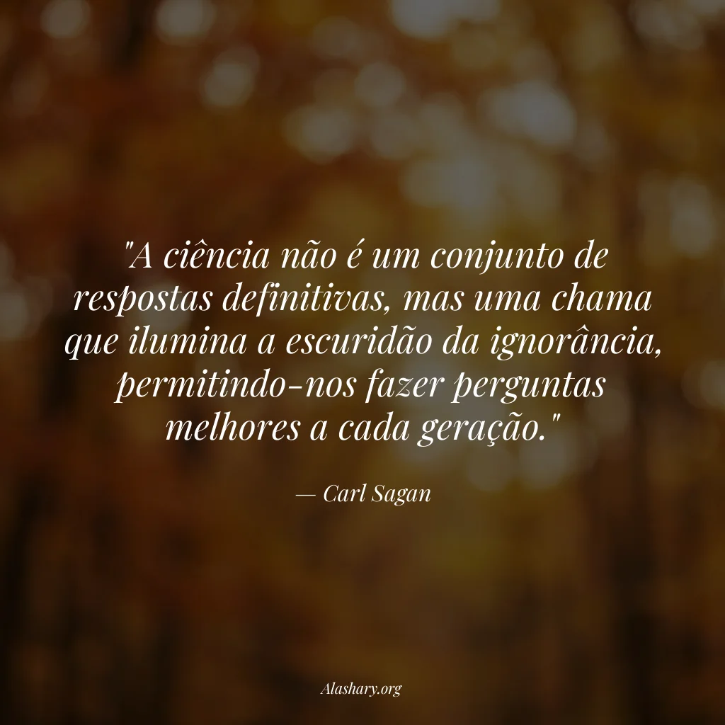 Frase de Carl Sagan