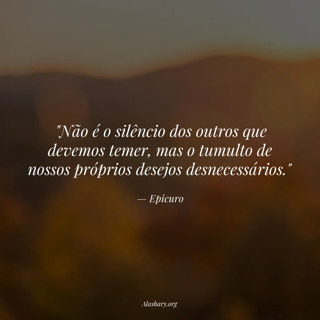 Frase de Epicuro