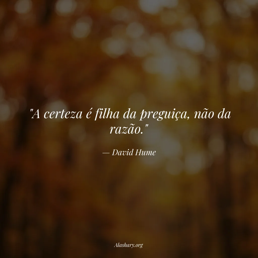 Frase de David Hume