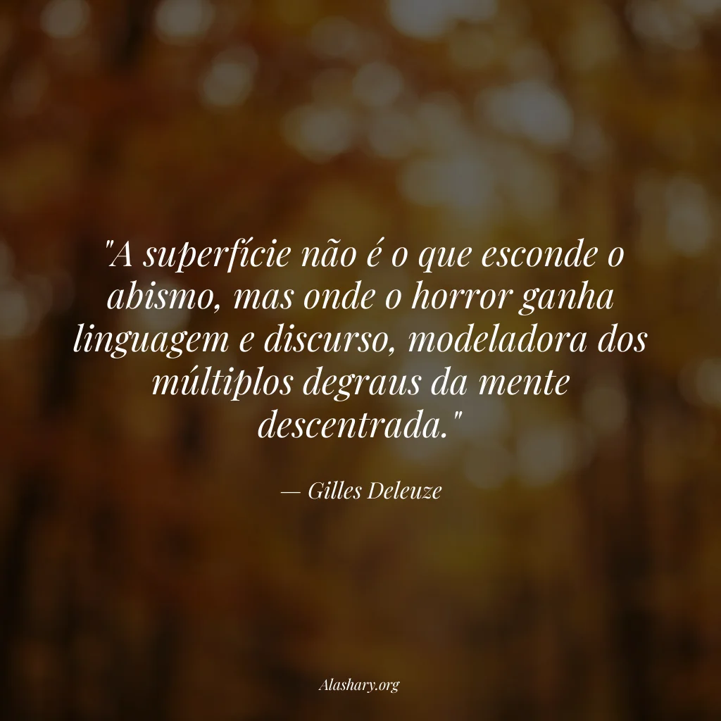Frase de Gilles Deleuze