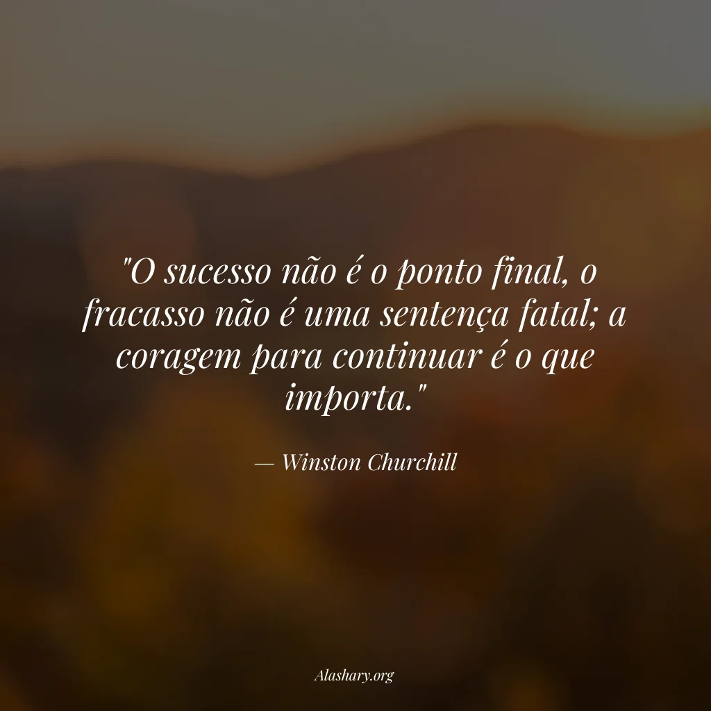 Frase de Winston Churchill