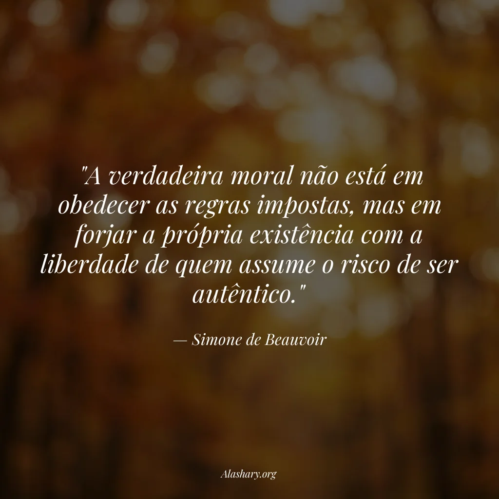 Frase de Simone de Beauvoir