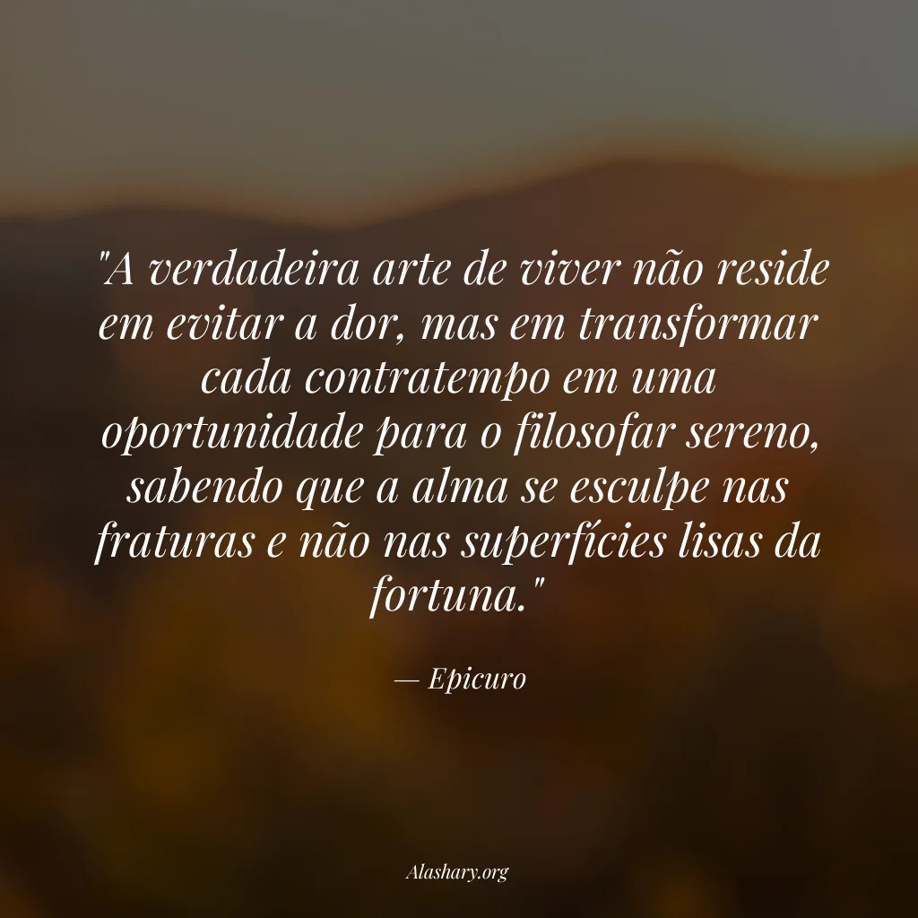Frase de Epicuro