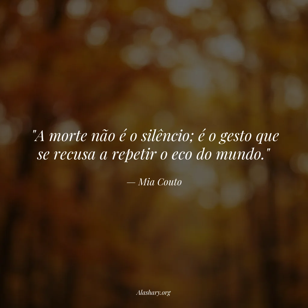Frase de Mia Couto