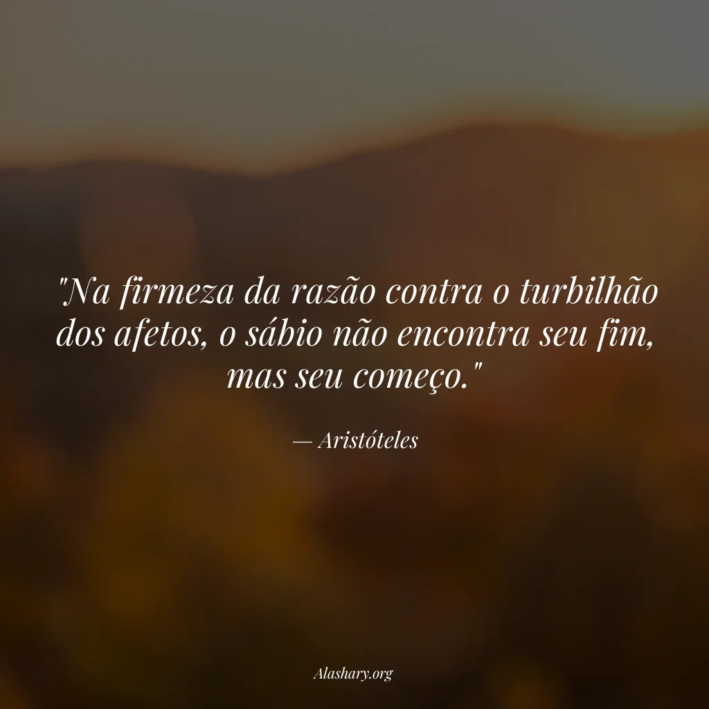 Frase de Aristóteles
