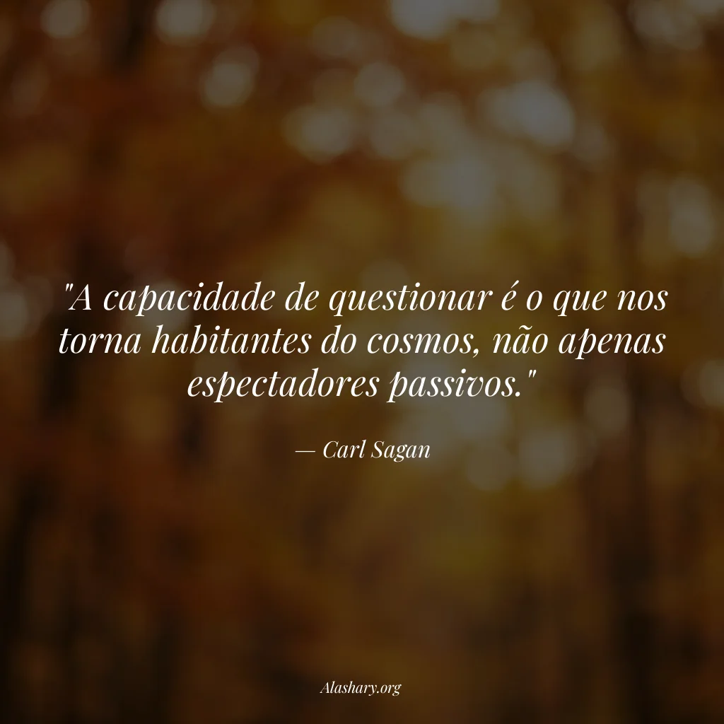 Frase de Carl Sagan