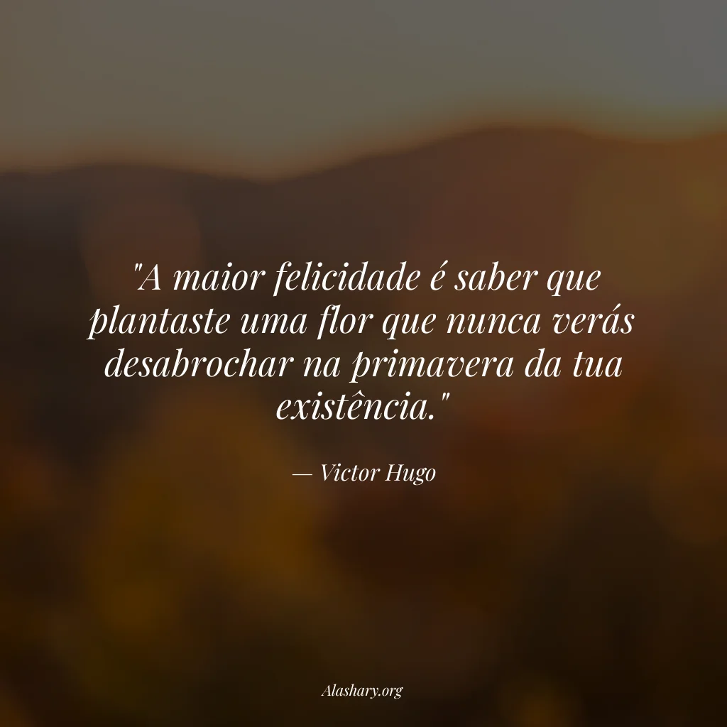 Frase de Victor Hugo