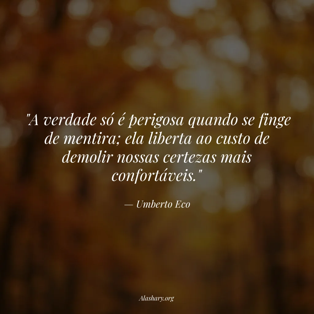 Frase de Umberto Eco