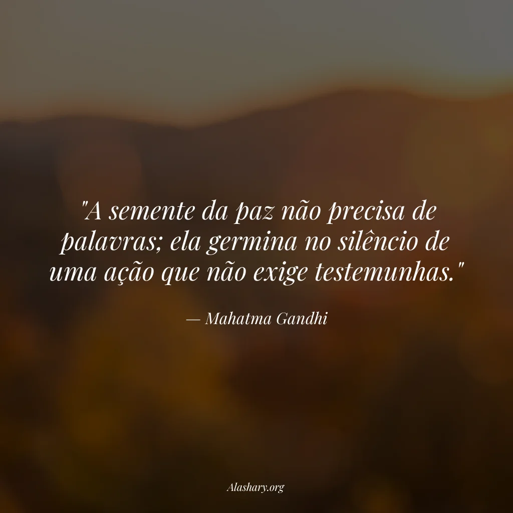 Frase de Mahatma Gandhi