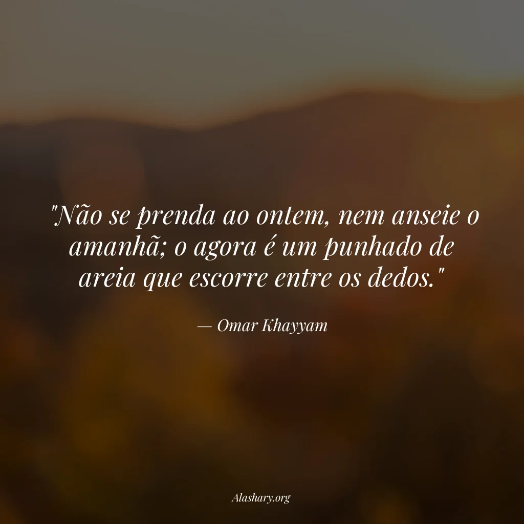 Frase de Omar Khayyam