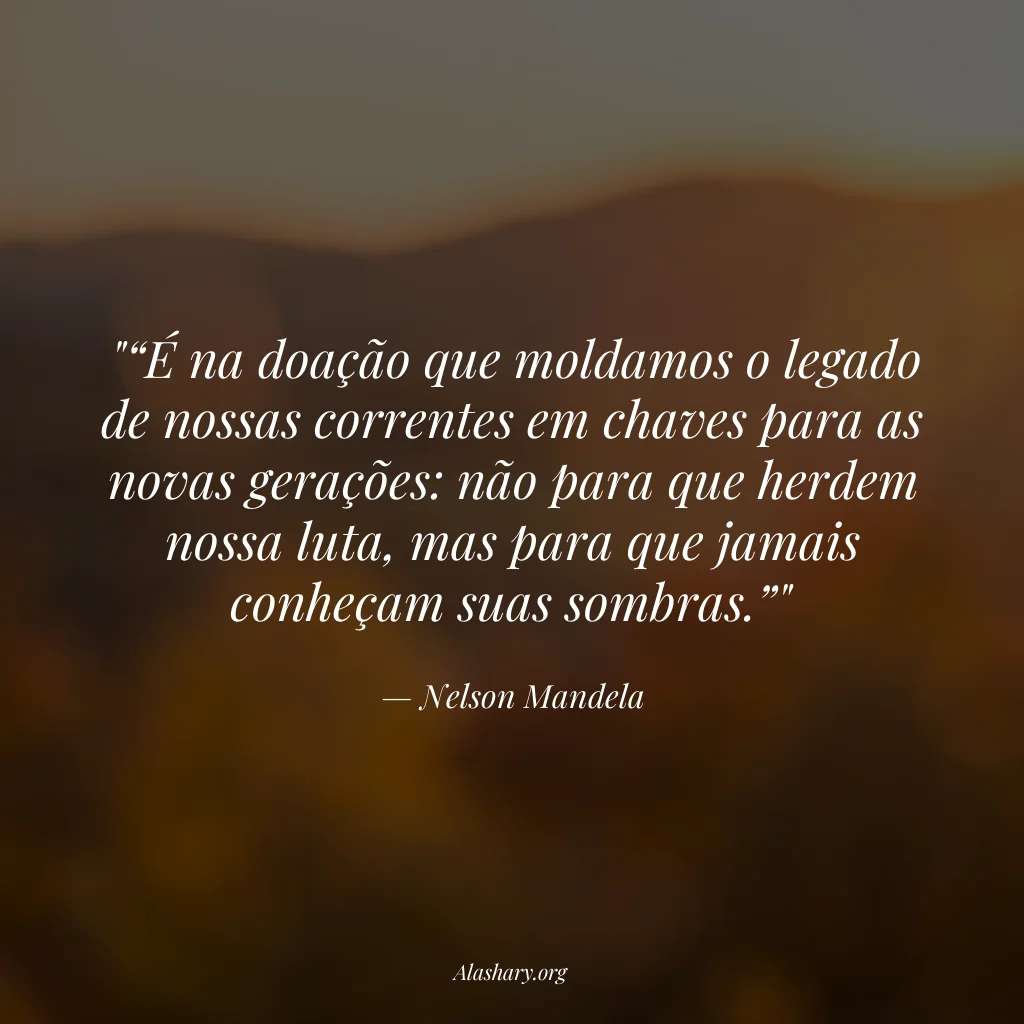 Frase de Nelson Mandela