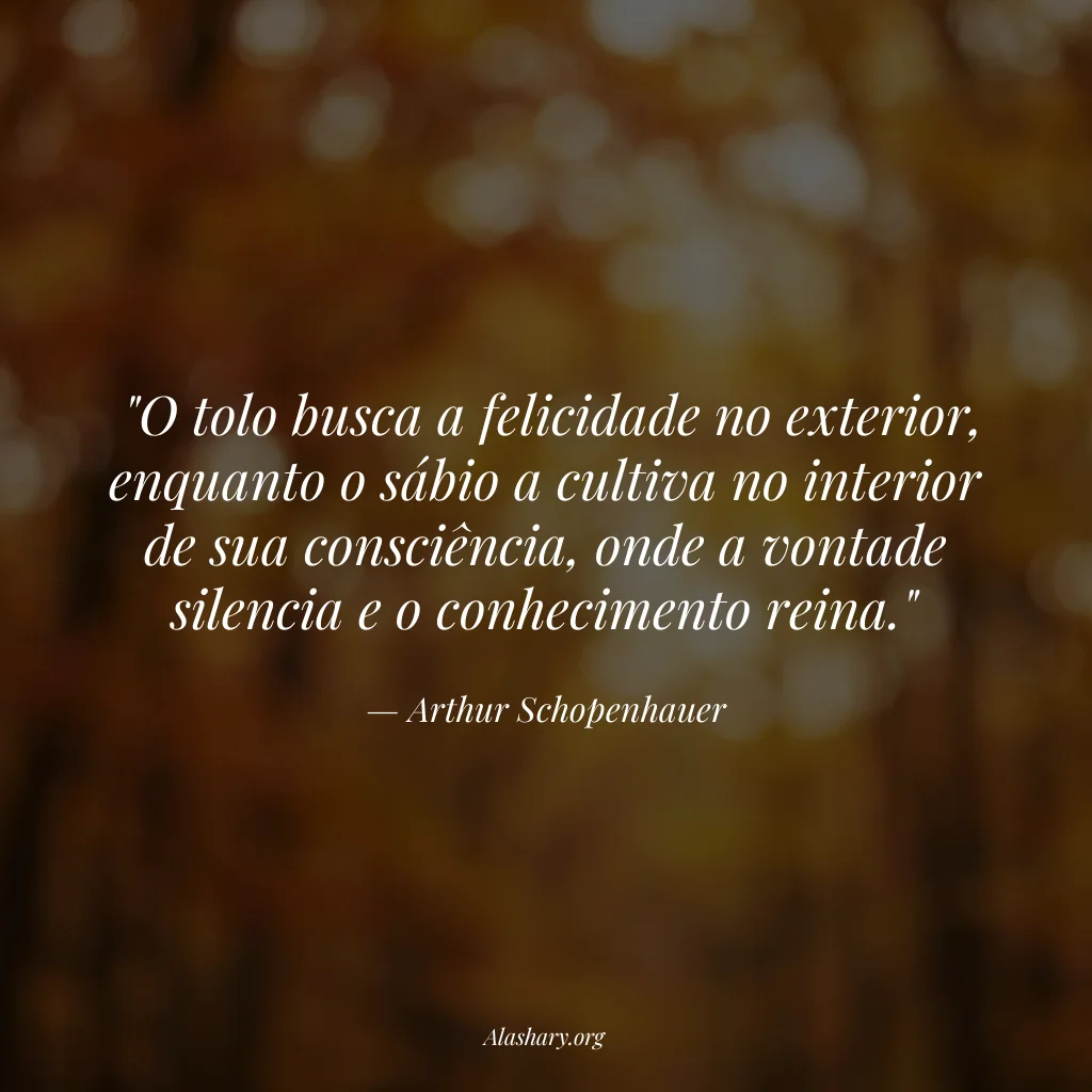 Frase de Arthur Schopenhauer