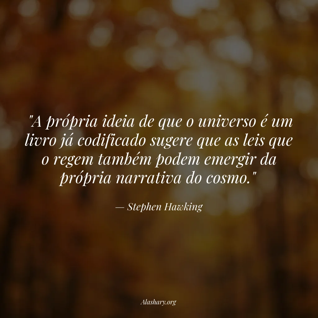 Frase de Stephen Hawking