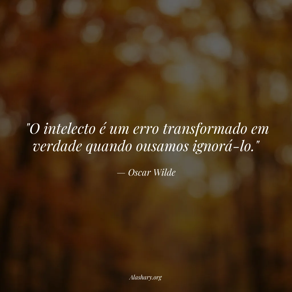Frase de Oscar Wilde