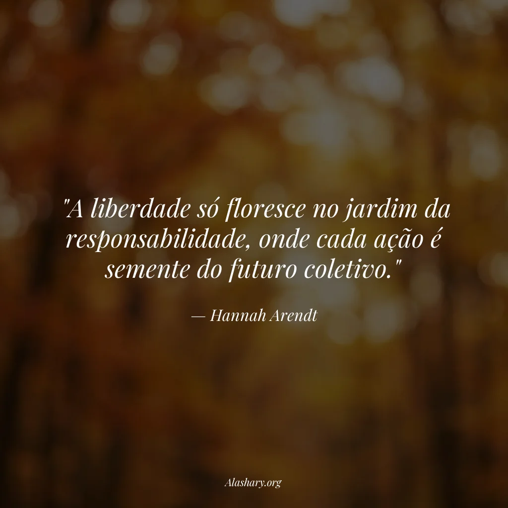 Frase de Hannah Arendt