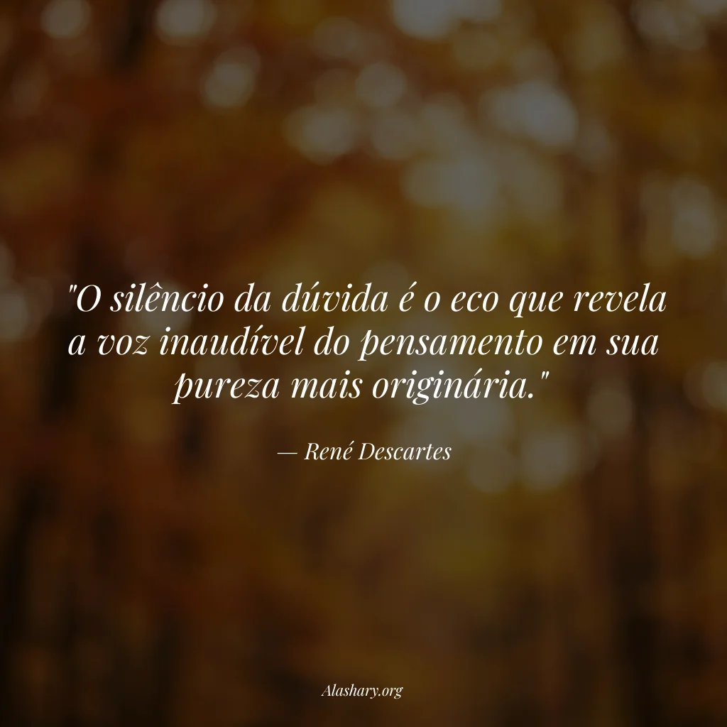 Frase de René Descartes