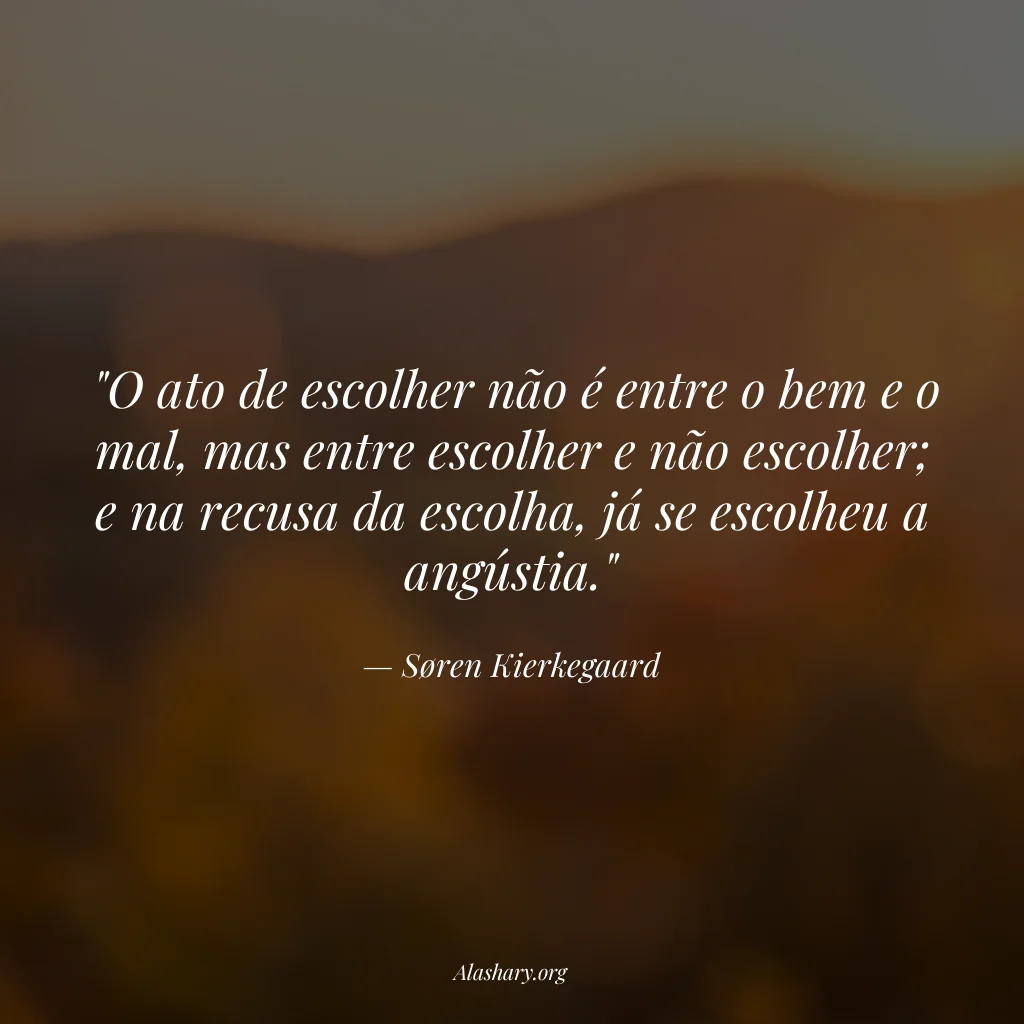 Frase de Søren Kierkegaard