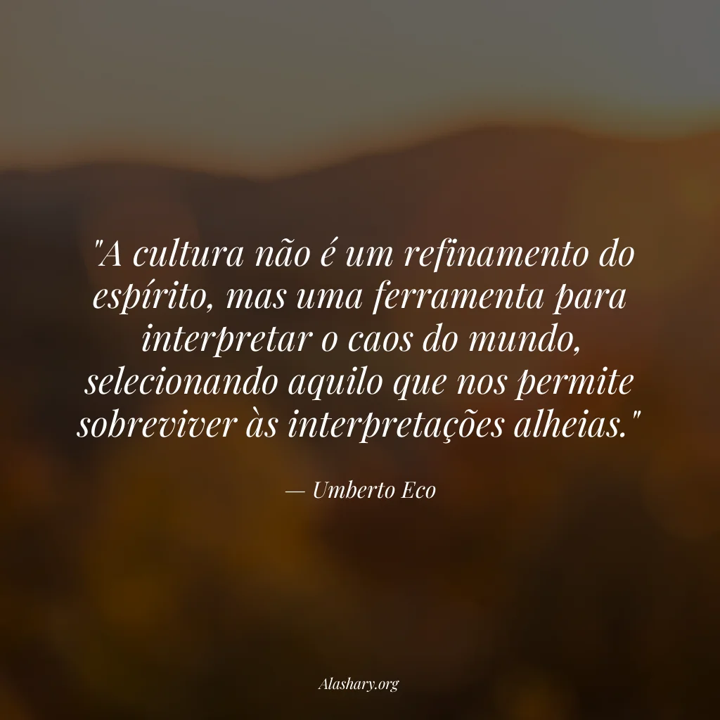 Frase de Umberto Eco