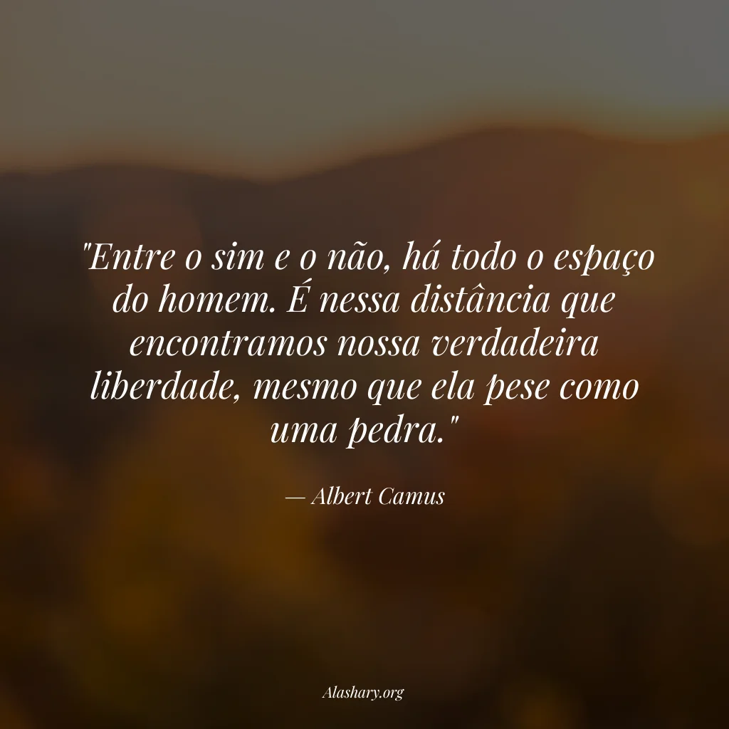 Frase de Albert Camus