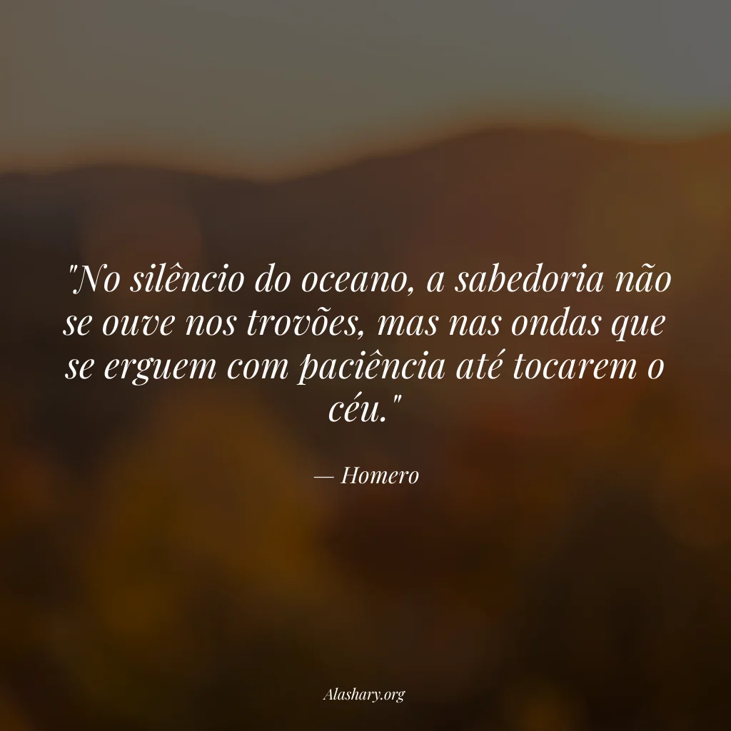 Frase de Homero