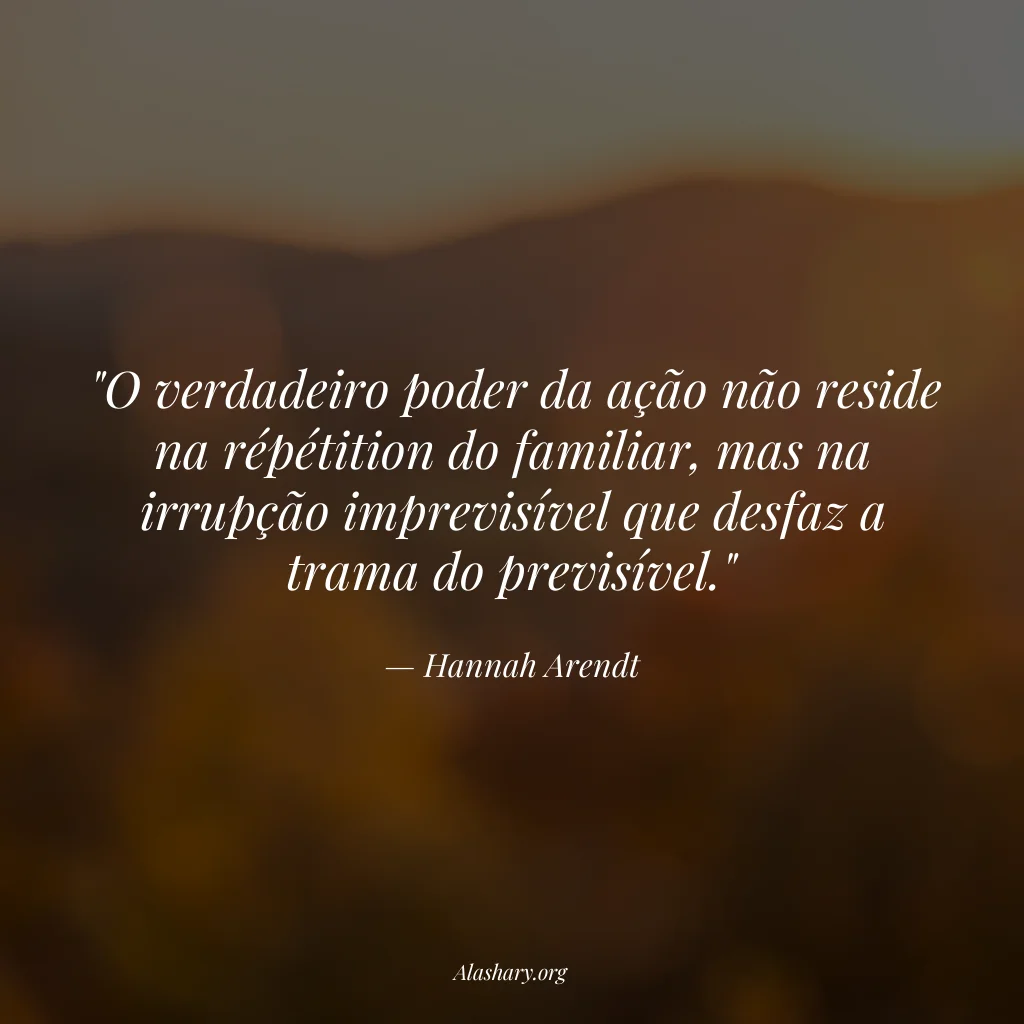 Frase de Hannah Arendt