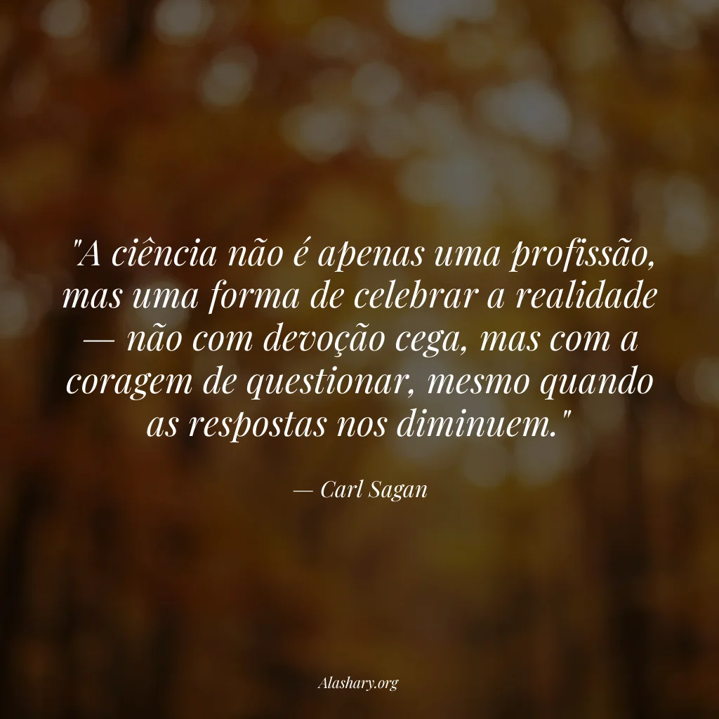 Frase de Carl Sagan