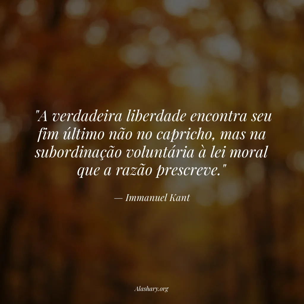 Frase de Immanuel Kant
