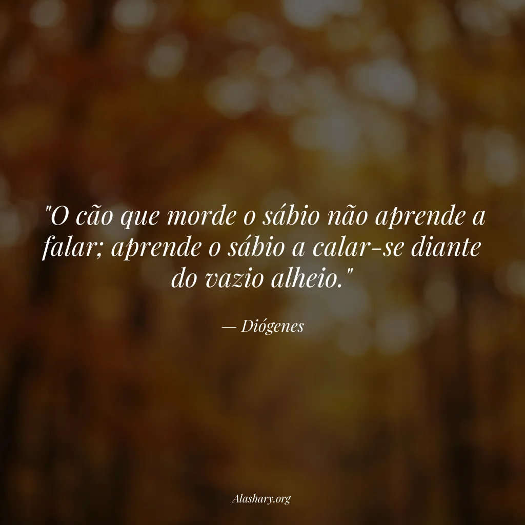 Frase de Diógenes