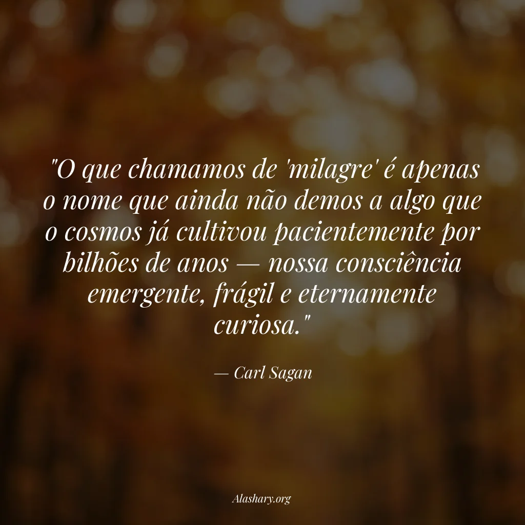 Frase de Carl Sagan