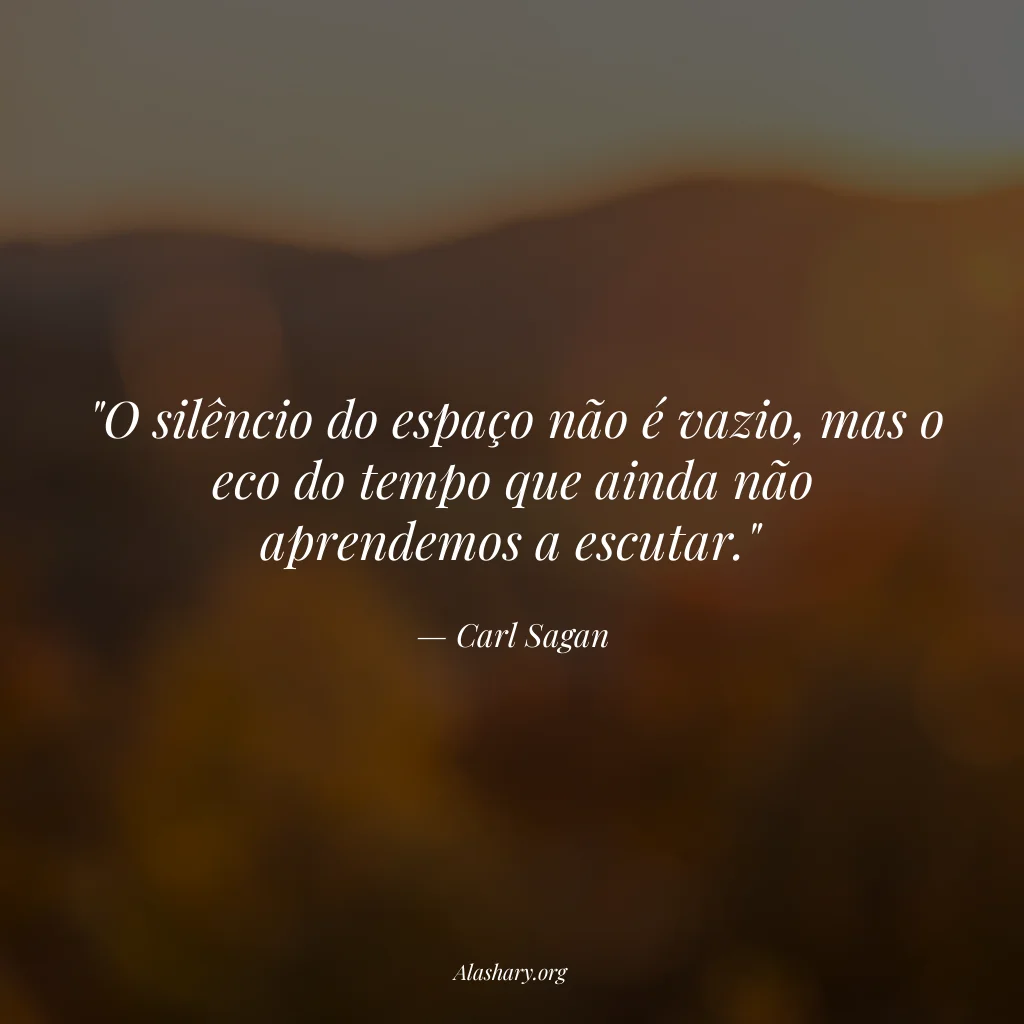 Frase de Carl Sagan