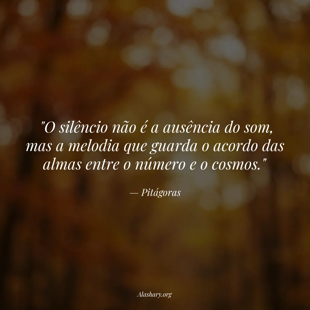 Frase de Pitágoras