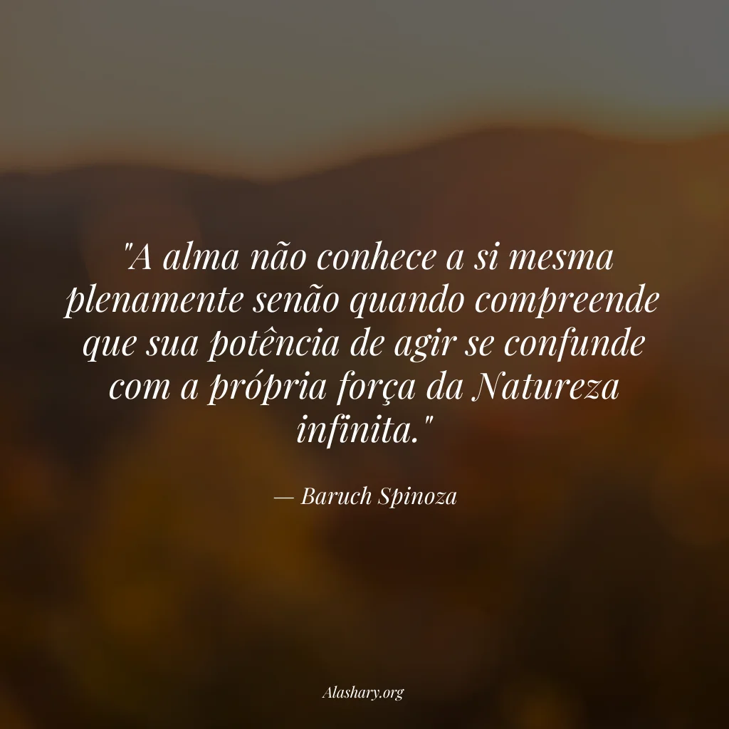 Frase de Baruch Spinoza