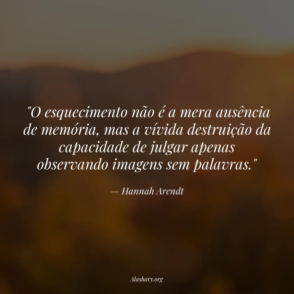 Frase de Hannah Arendt