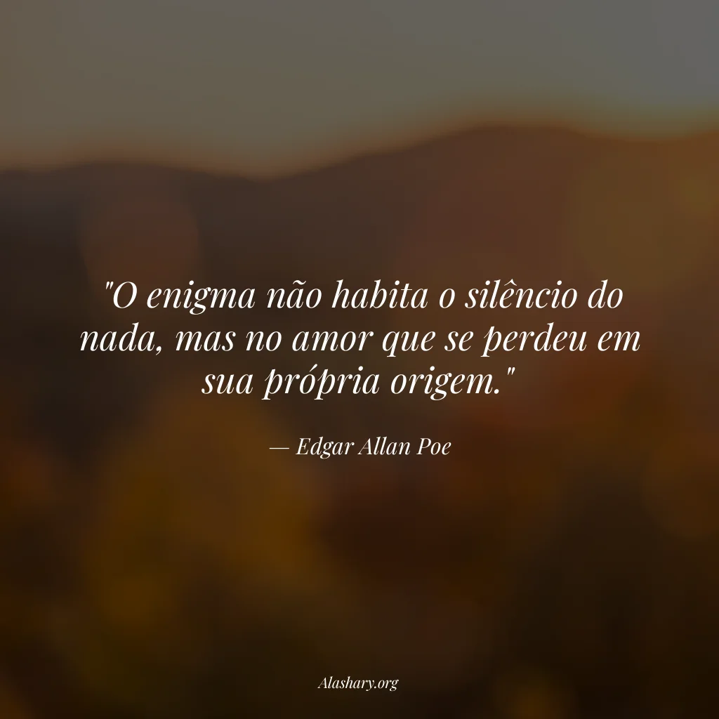 Frase de Edgar Allan Poe