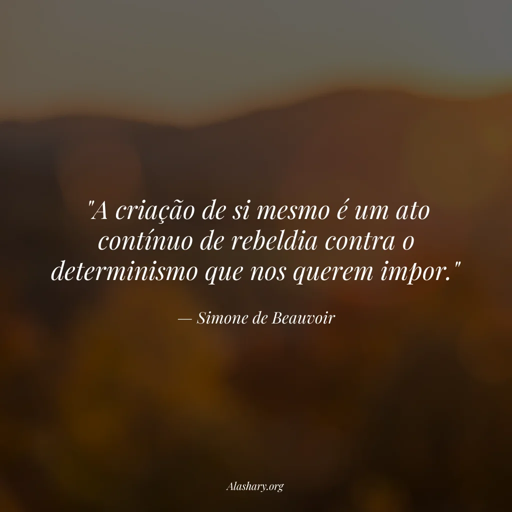 Frase de Simone de Beauvoir