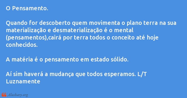 pensamento